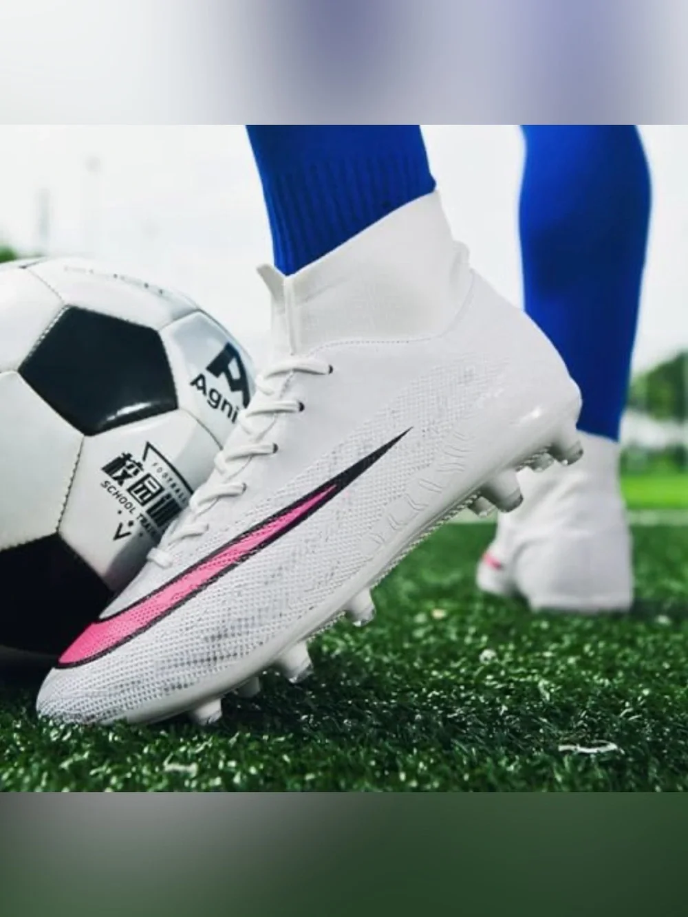NEW Soccer Football High Ankle Sockliner Cleats Boots Men’s 11 / Women’s 12.5